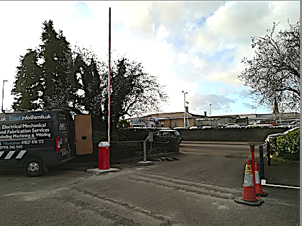 7M Auto Barrier with free exit installed Feb 2020 it was a Dark Day.