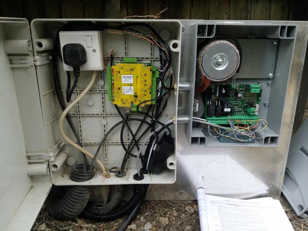 This our Net2 and Swing gate controller. Installed 2013