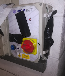 3 Phase Load Ramp Controller damaged by forklift