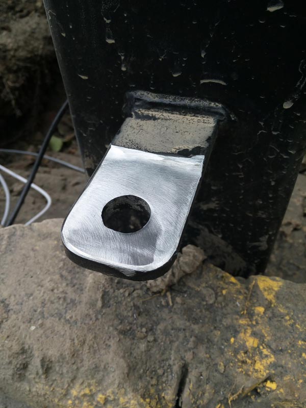 Bottom eye plate installed 8mm to high no problem we ground 2mm off it
