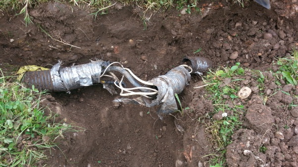 We found a fault inside a duct this was feeding a barrier.
