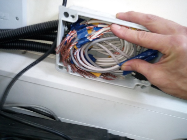 We shorten the wires and soldered camers back on and working.