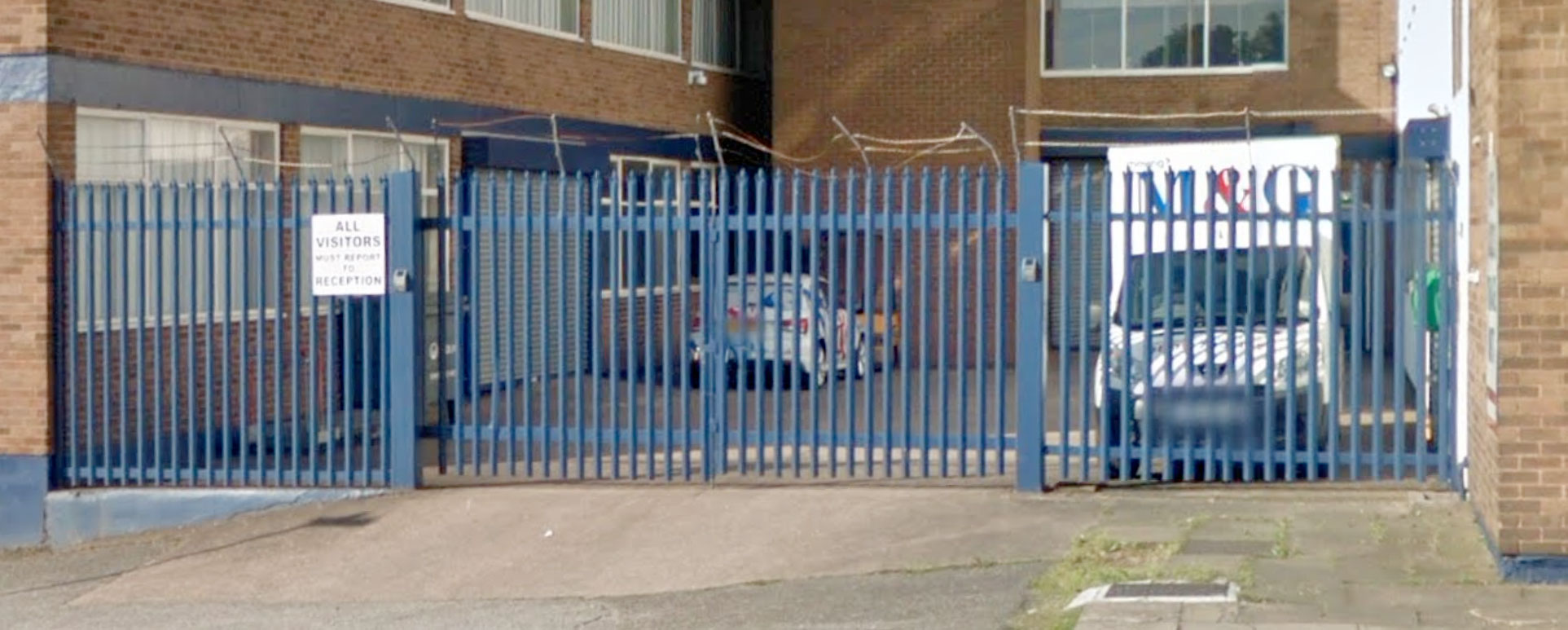 A customer phoned us and asked if we could update the razerwire on top of there gates and fencing panels.