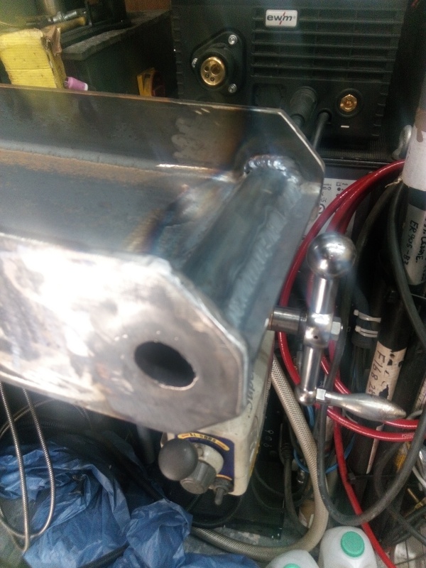 33mm Tube Tig  welded into I-Beam